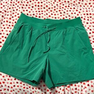 Lululemon Athletica Vibrant Green Athletic Shorts